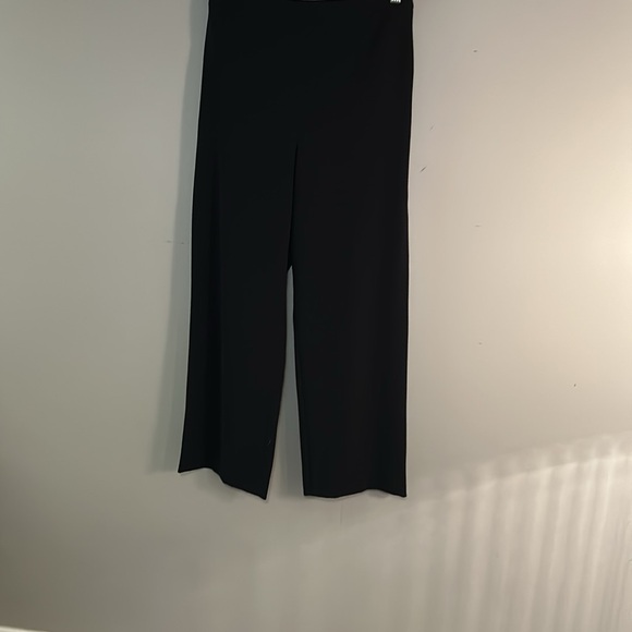 GIORGIO ARMANI black wide leg flowy pants size 16 - Picture 8 of 11